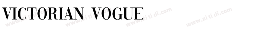 victorian vogue字体转换